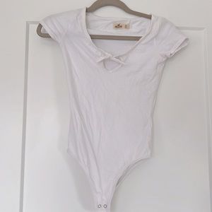 Hollister Women’s White Bodysuit